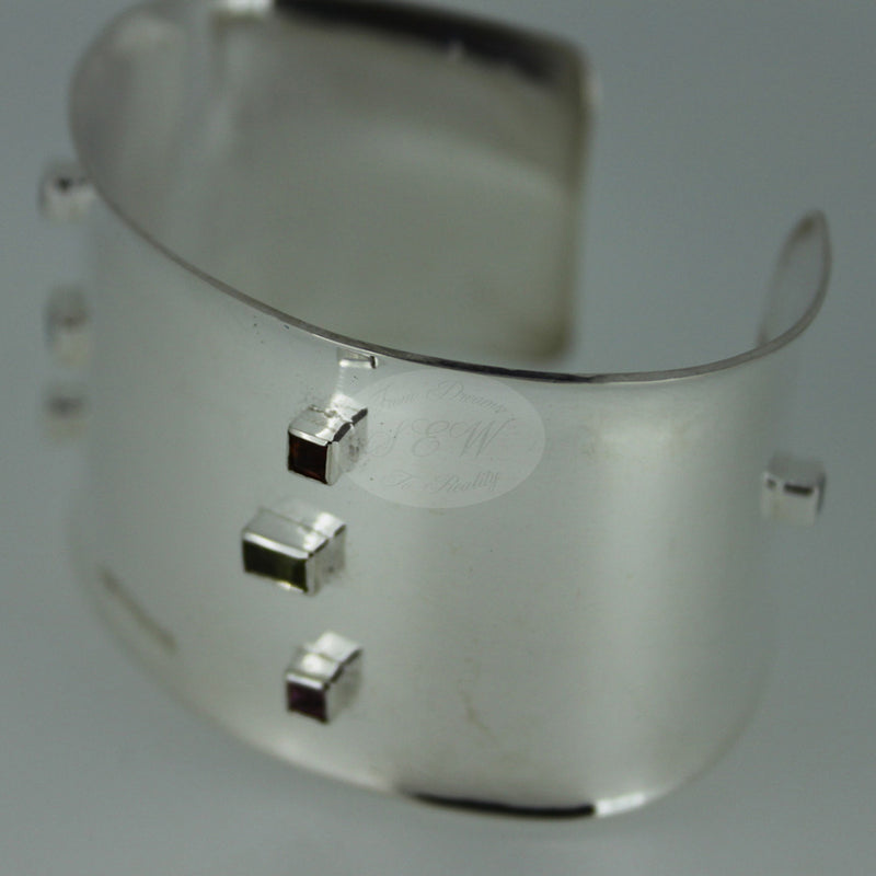 SAPPHIRE CUFF BANGLE