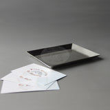 SMALL STERLING SILVER CARD TRAY  BITS AND BOBS