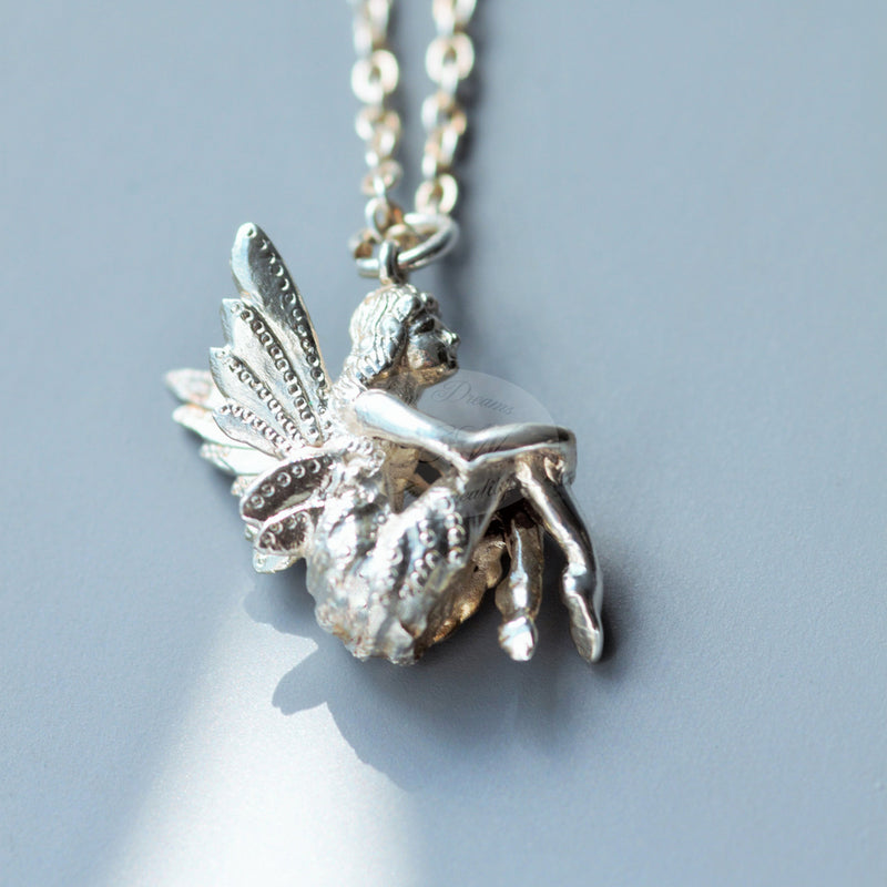 STERLING SILVER FAIRY NECKLACE   MORGAN