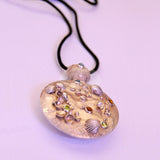 STERLING SILVER LARGE NECKLACE  SEASHORE OCEANIC