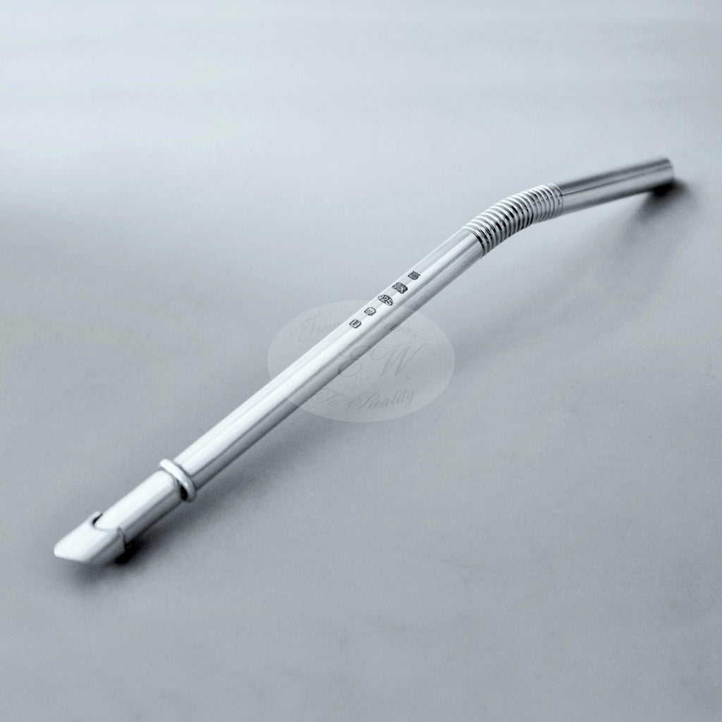 THE STERLING SILVER STRAW DESIGNED ON BY S.E.W.LTD