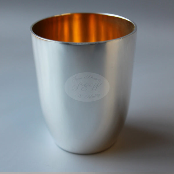 STERLING SILVER DRINKING CUP SALTED – S.E.W. Ltd-Gold-Silversmith.com