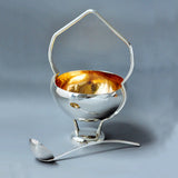 STERLING SILVER HANDLE BOWL WITH SPOON NAMED THE HATTO BOWL