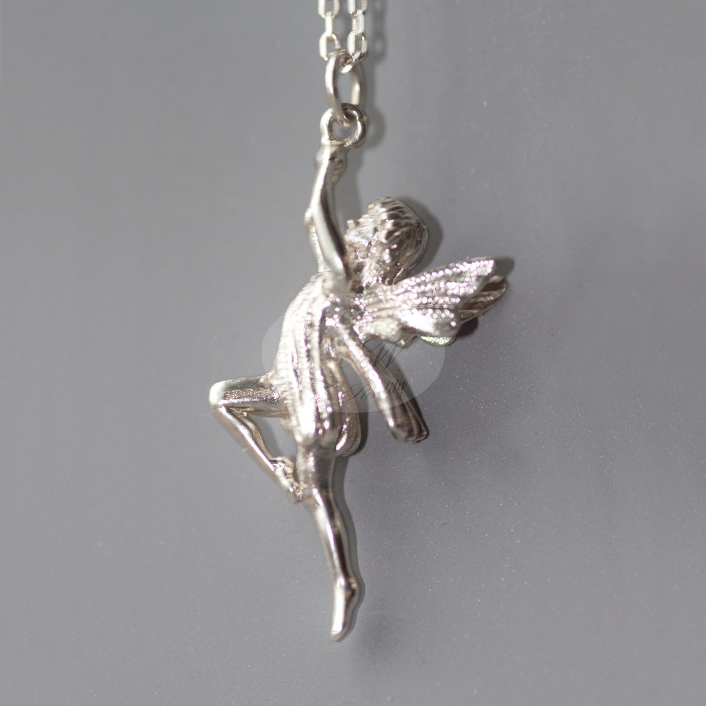 STERLING SILVER FAIRY NECKLACE CALLED PUCK