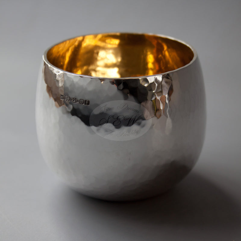 STERLING SILVER DRINKS TUMBLER-CUP